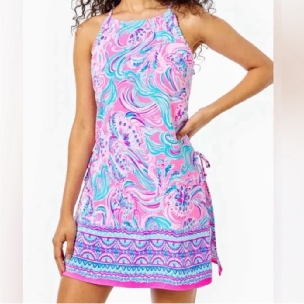 Lilly Pulitzer Pearl Romper Prosecco Pink